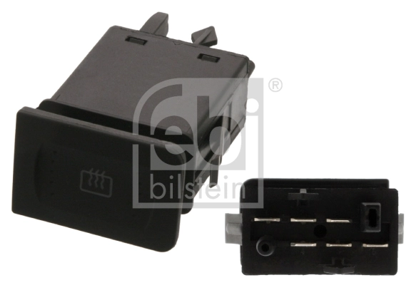 Switch, rear window heating